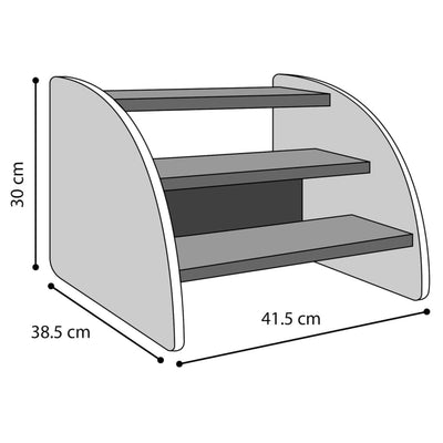 FLAMINGO Dog Step Karpi 41.5x38.5x30 cm Grey