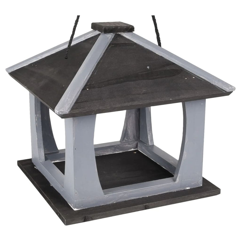 FLAMINGO Bird Table Kory Wood Grey and Black