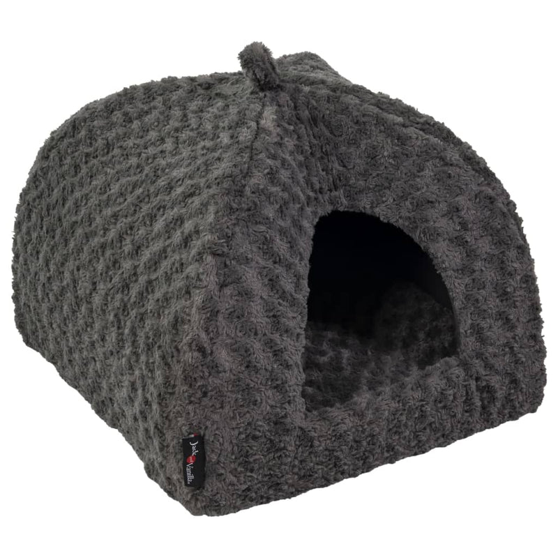 Jack and Vanilla Pet Igloo Softy S 50x50x50 cm Rosette Grey