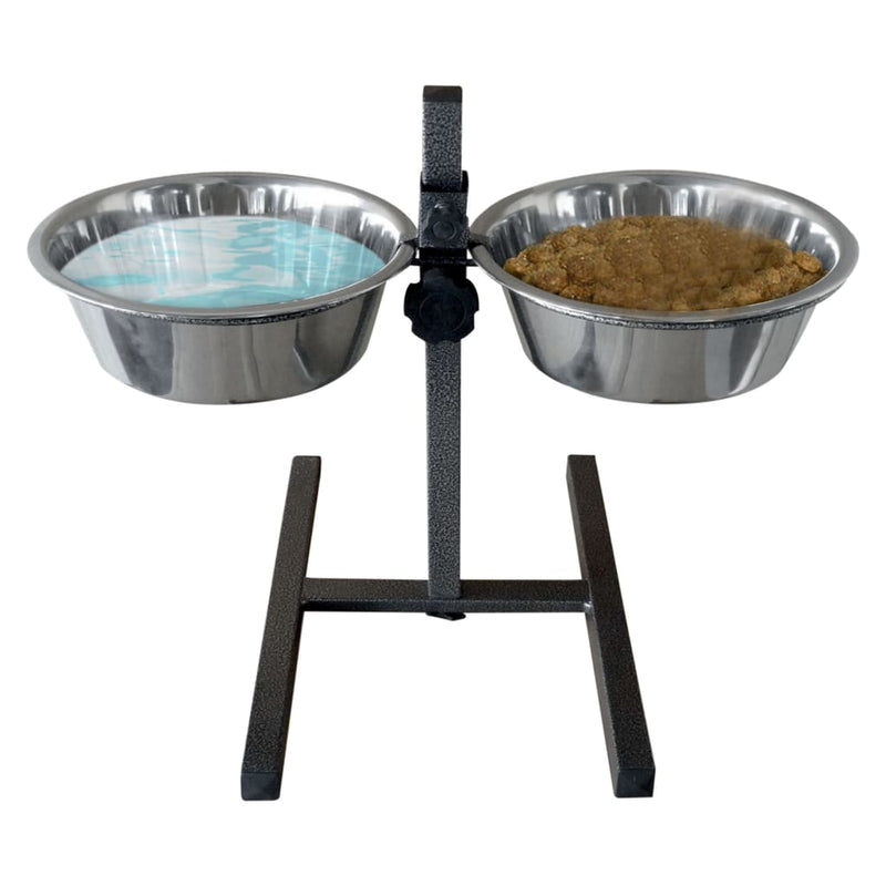 Jack and Vanilla Pet Food Bowl Stand Bon Appetit 2x1.7 L