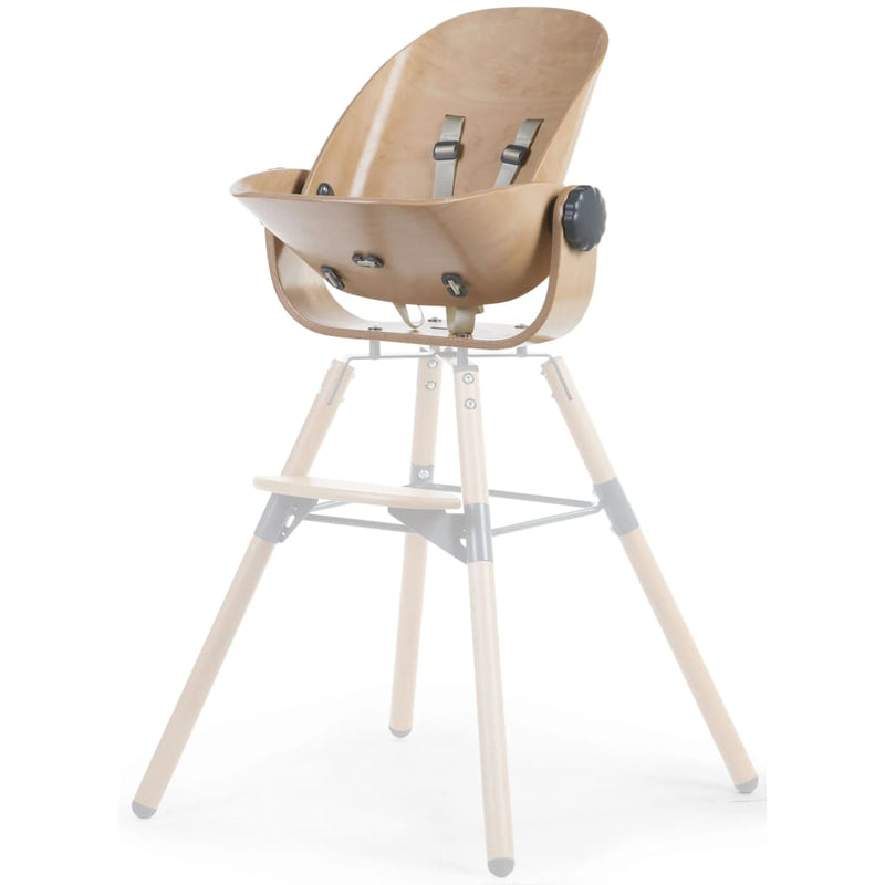 CHILDHOME High Chair Seat Evolu Newborn Wood Natural Anthracite