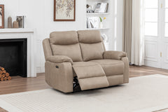 Corley 2 Seater Sofa Beige Stone (Recliner)