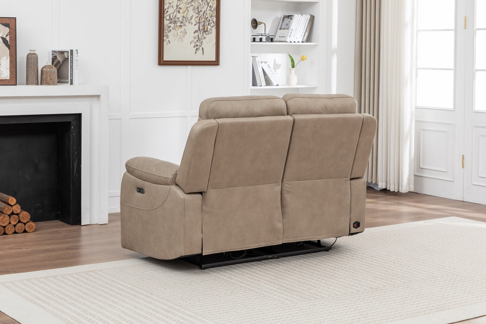 Corley 2 Seater Sofa Beige Stone (Recliner)