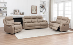 Corley 2 Seater Sofa Beige Stone (Recliner)