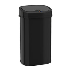 58L Trash Can with Dual-Zone Design Automatic Touchless Waste Bin-Black