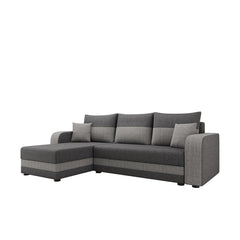 Corner Sofa Bed JUMBO Light Grey / Dark Grey