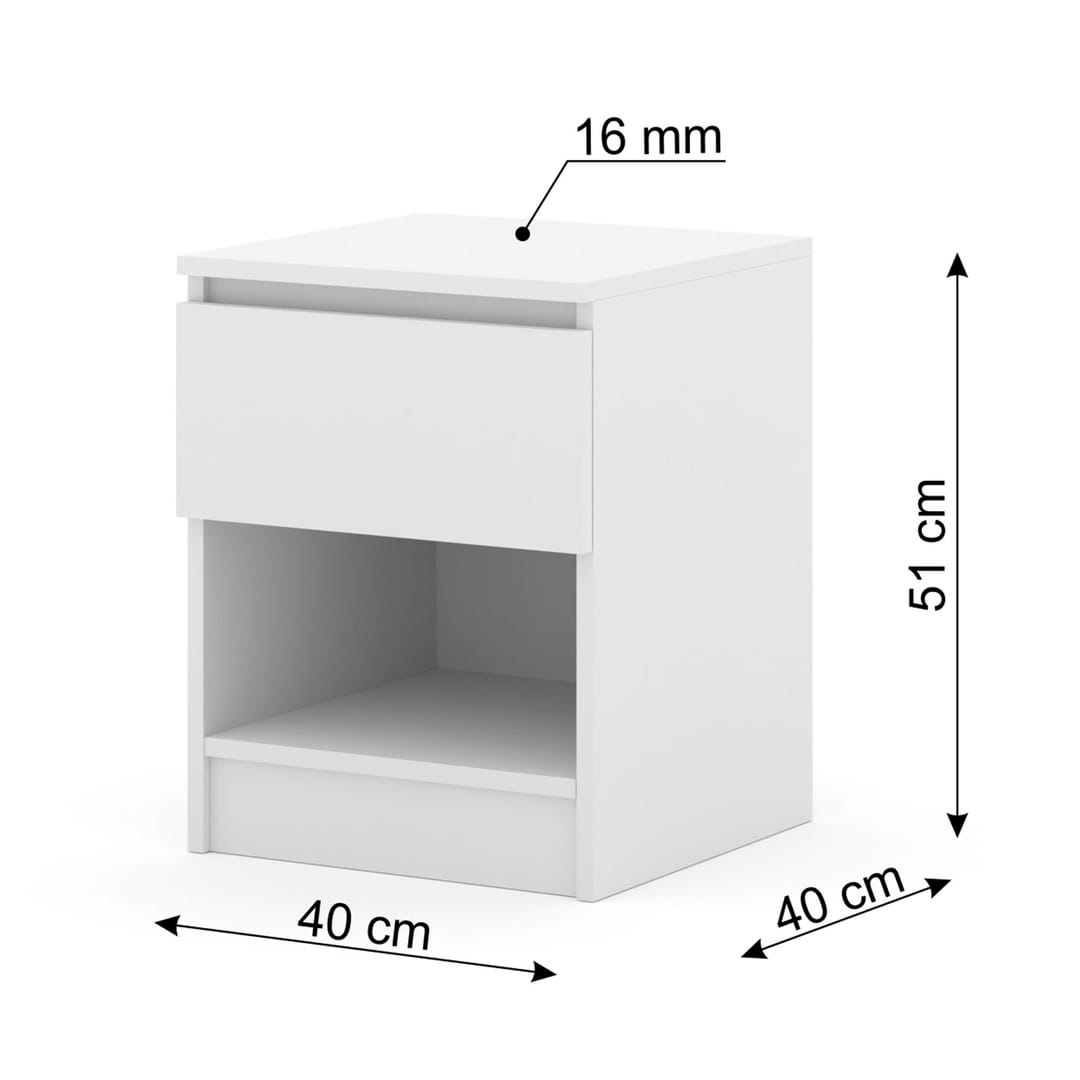 Maja Bedside Table 40cm - product image 6