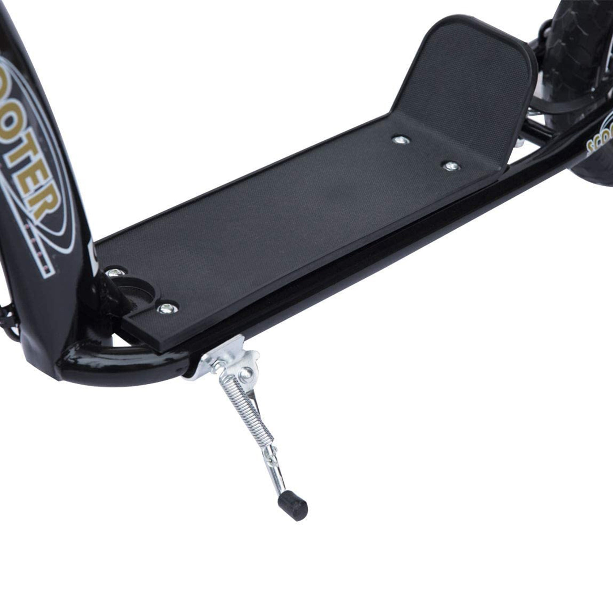 HOMCOM Kids Scooter Kick Scooter, with 12" EVA Tyres, Rear Brake, Big Wheels Scooter for 5-12 Years , Black