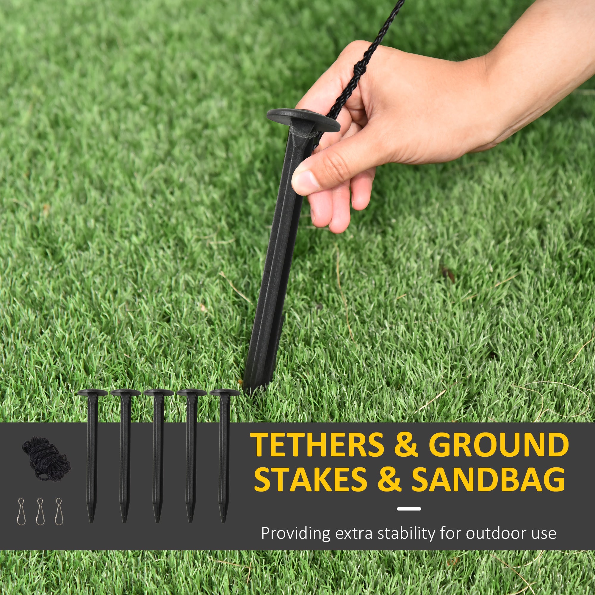 HOMCOM 2.7m Halloween Inflatable Dead Tree with Ghost, Pumpkin and Owl, Blow Up Decorations with Build-in LED Lights for Party Outdoor Garden D√É¬©cor