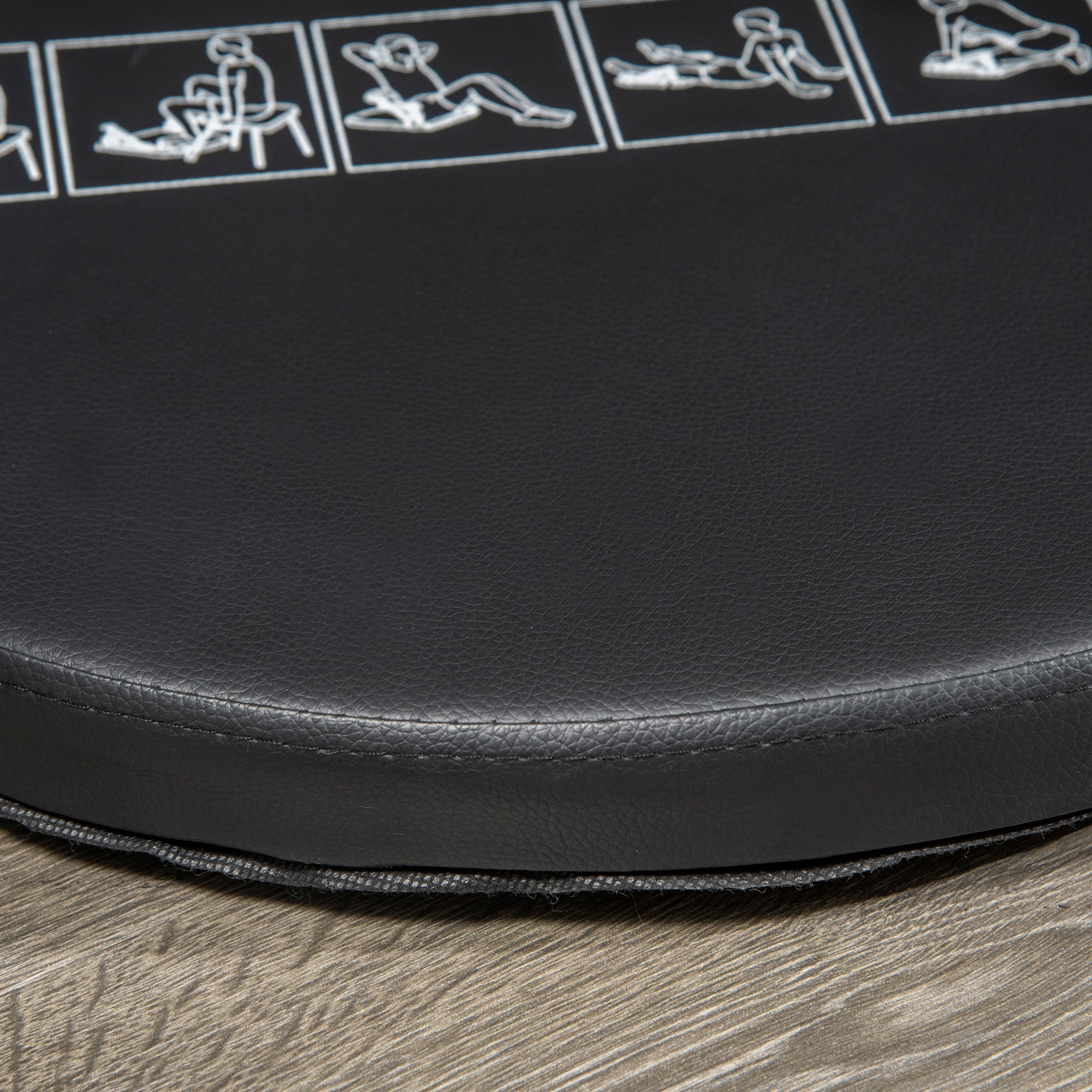 HOMCOM Abs Trainer, Ab Crunch Machine, Foldable Abdominal Trainer, Core Fitness & Whole Body Exercise Equipment for Home Gym