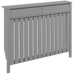 HOMCOM 93 x 119cm Modern Radiator Cover - Grey