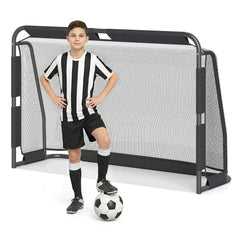 6 x 4 ft Soccer Goal Set for Backyard with Net and Anchoring System