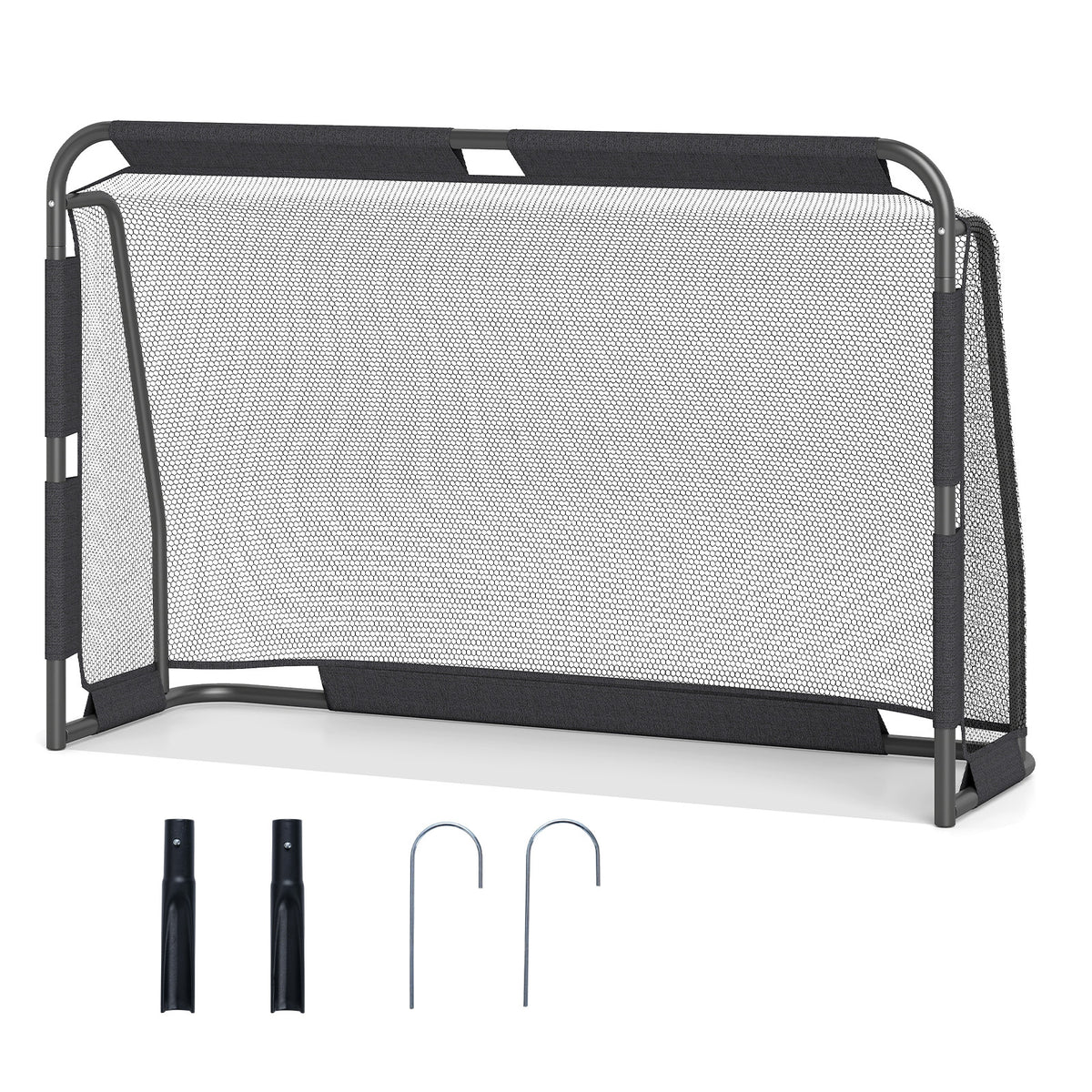 6 x 4 ft Soccer Goal Set for Backyard with Net and Anchoring System