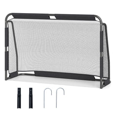 6 x 4 ft Soccer Goal Set for Backyard with Net and Anchoring System