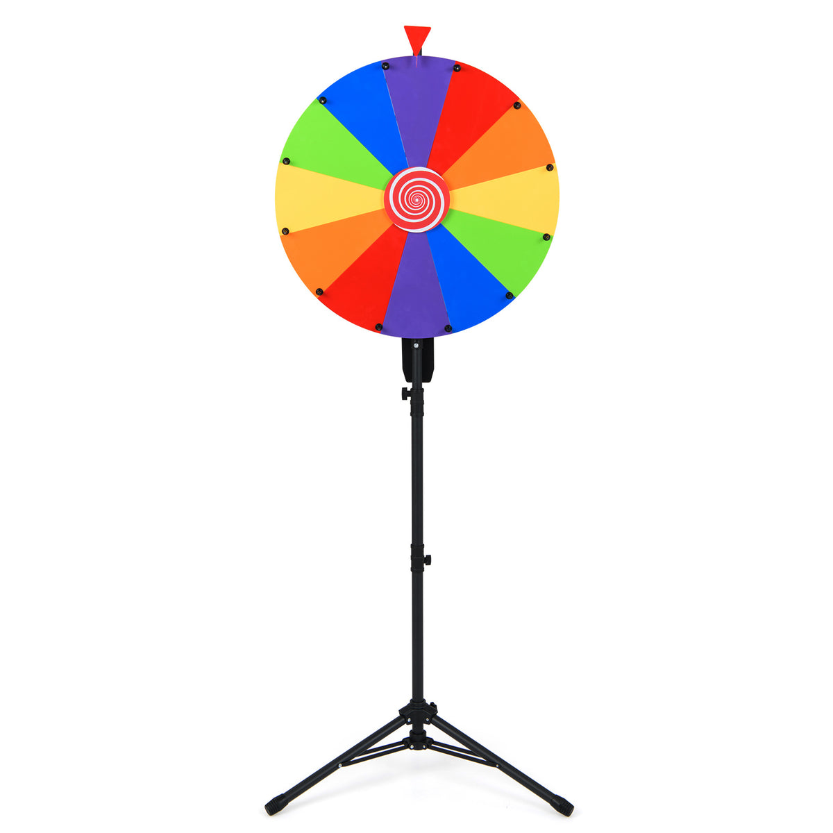 60 CM Portable and Height Adjustable Spinning Wheel with Folding Tripod Stand