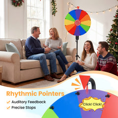 60 CM Portable and Height Adjustable Spinning Wheel with Folding Tripod Stand