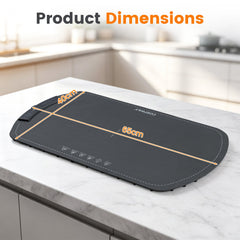 65 x 40 cm Food Warming Mat with Rapid Heating and Carrying Bag Included-Grey