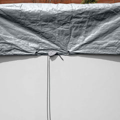 Bestway Pool Cover Ø6.1 Round Polyester Grey 4.27 m