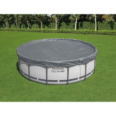 Bestway Pool Cover Ø4.27 m Round Polyester Grey 1