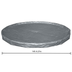 Bestway Pool Cover Ø4.27 m Round Polyester Grey 6