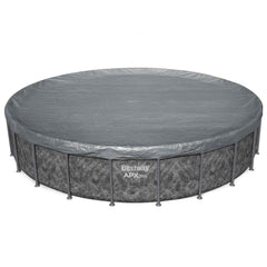 Bestway Pool Cover Ø6.1 Round Polyester Grey 6.71 m