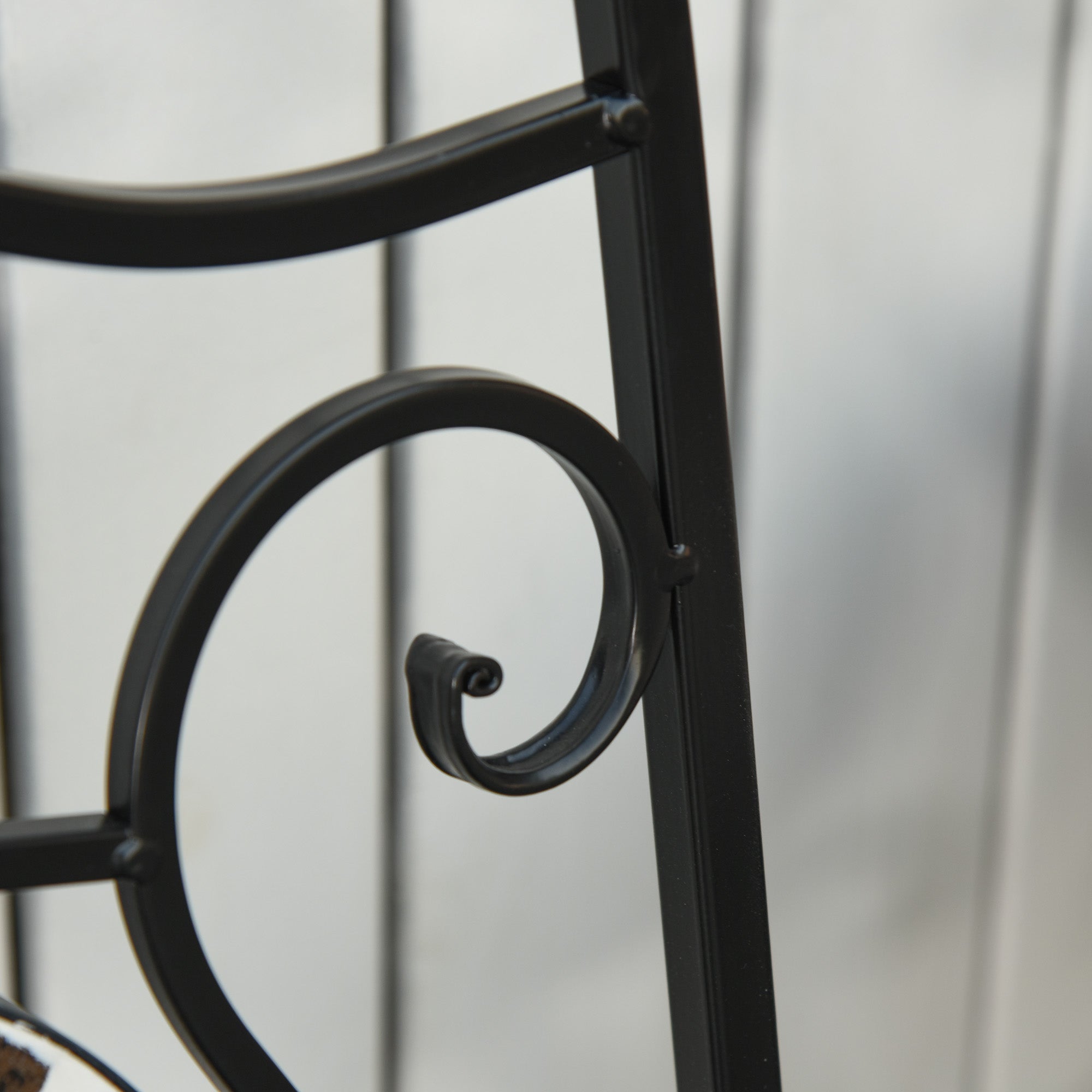 Outsunny Three-Piece Mosaic Bistro Table Set - Multicoloured