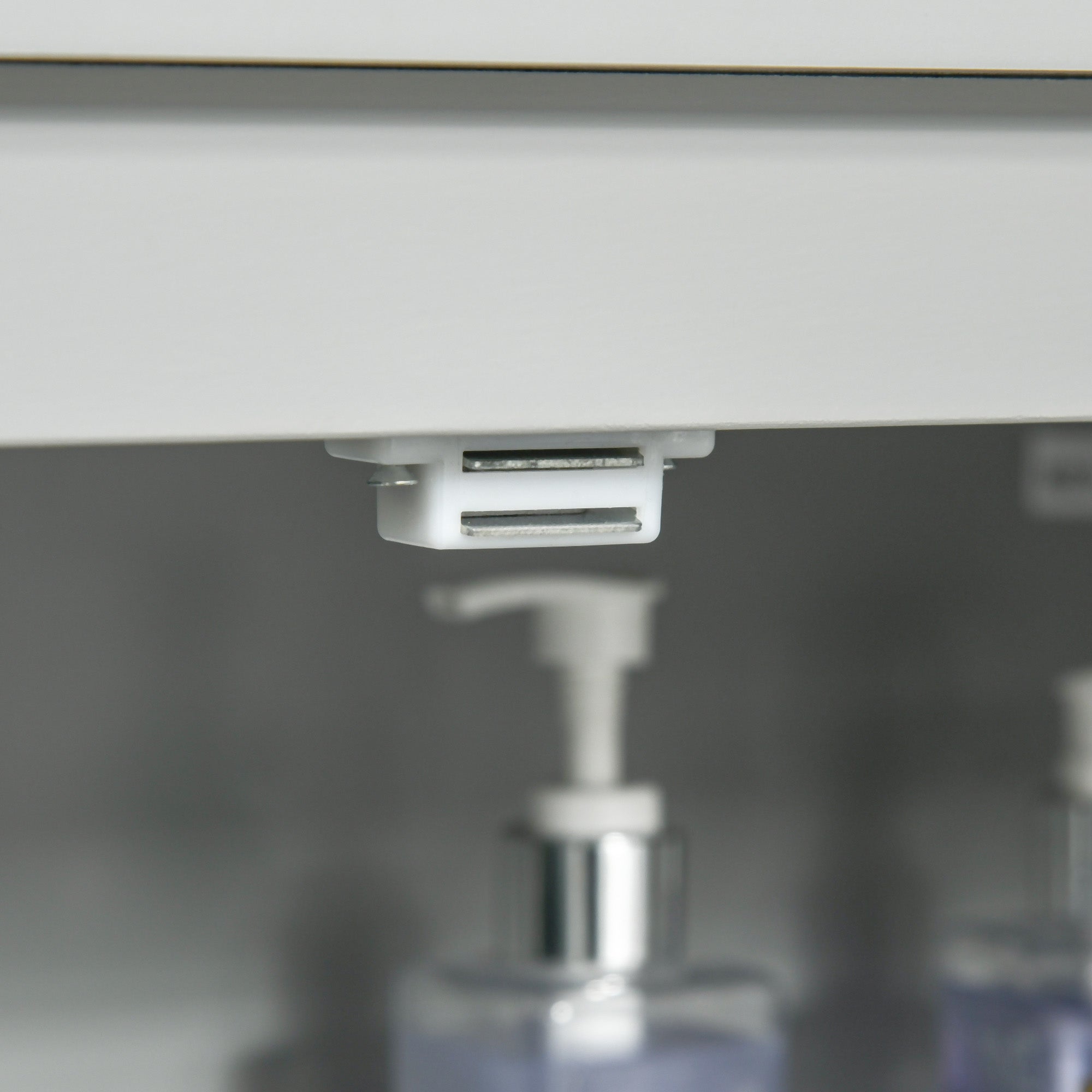 kleankin Modern Bathroom Floor Cabinet - Grey