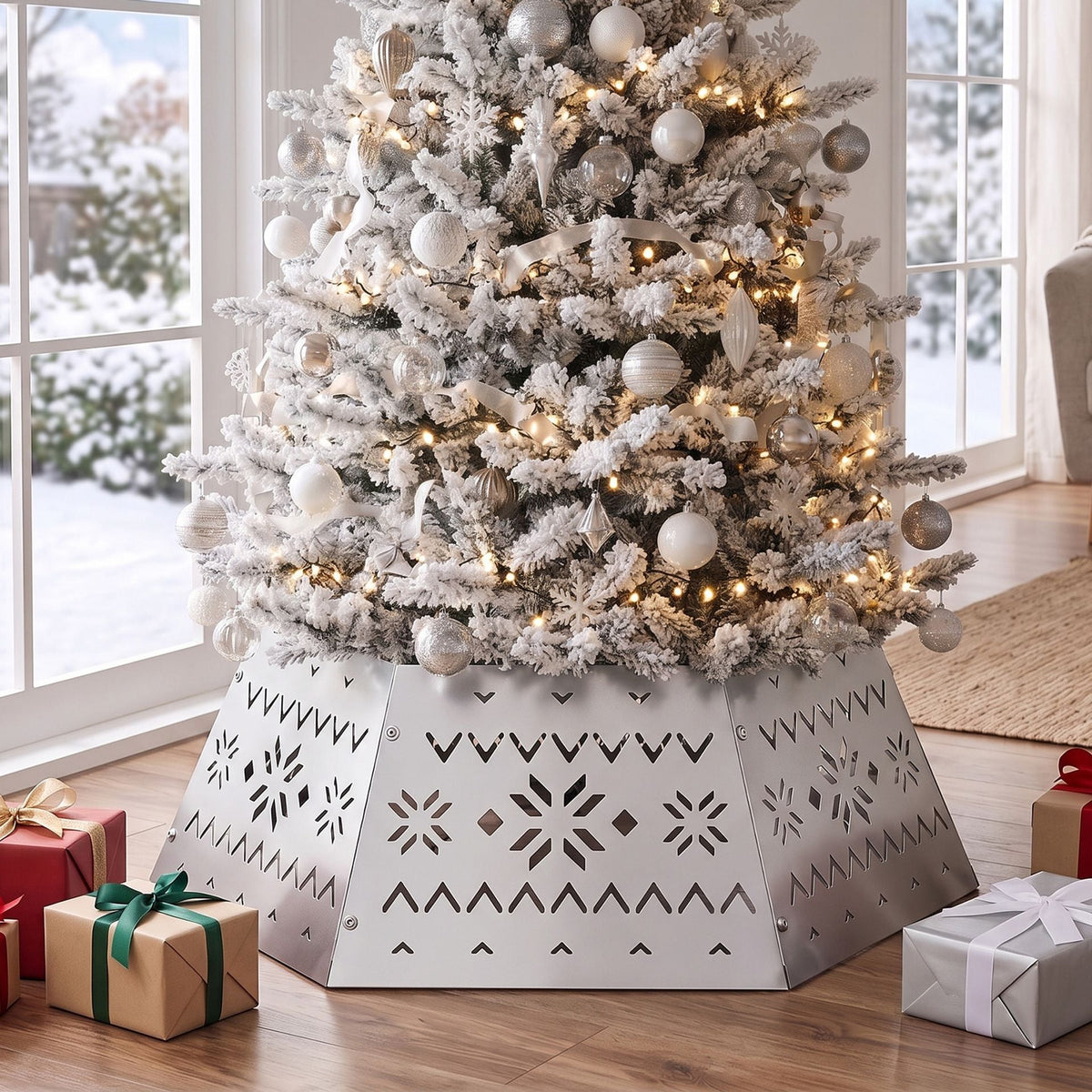 71 CM Metal Hexagonal Christmas Tree, image 3