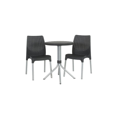 Keter Bistro Set Chelsea Graphite 223562