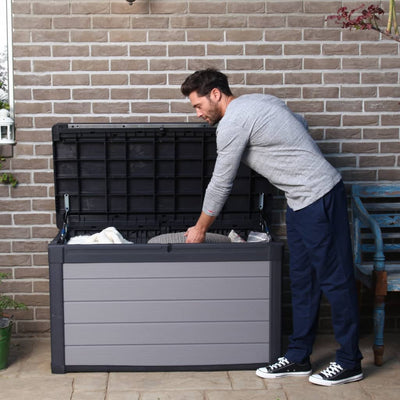 Keter Garden Storage Box Premier 380 L Grey