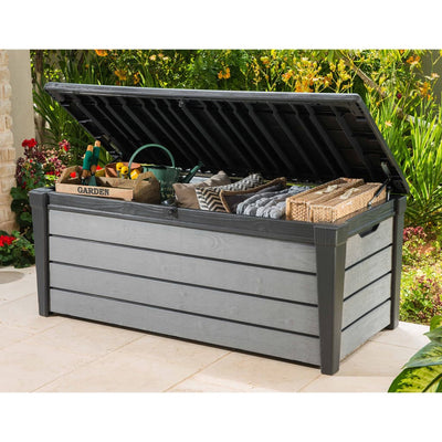 Keter Garden Storage Box Brushwood 455 L Anthracite