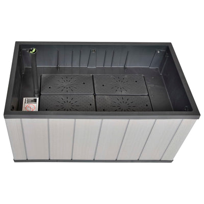 Keter Garden Planter Sequoia Medium Grey PP 240929