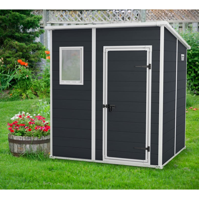 Keter Garden Shed Manor Pent 66 Dark Grey