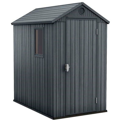 Keter Garden Shed Darwin 46 Grey Woodlook