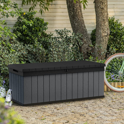 Keter Outdoor Storage Box Darwin 380 L Grey