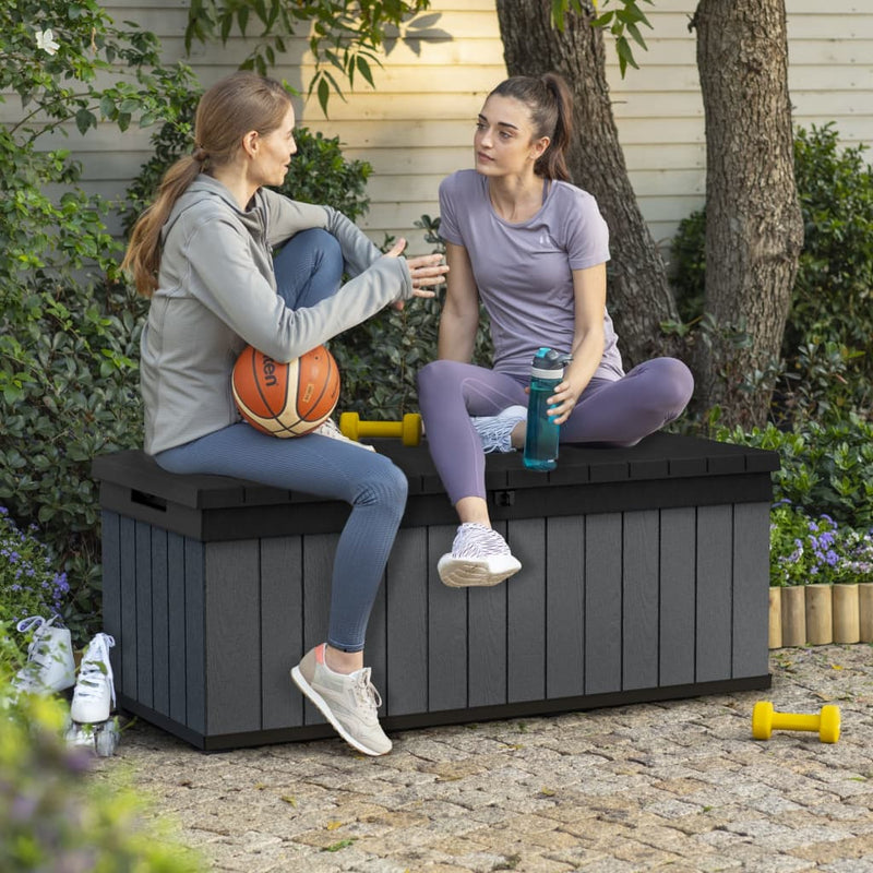 Keter Outdoor Storage Box Darwin 380 L Grey