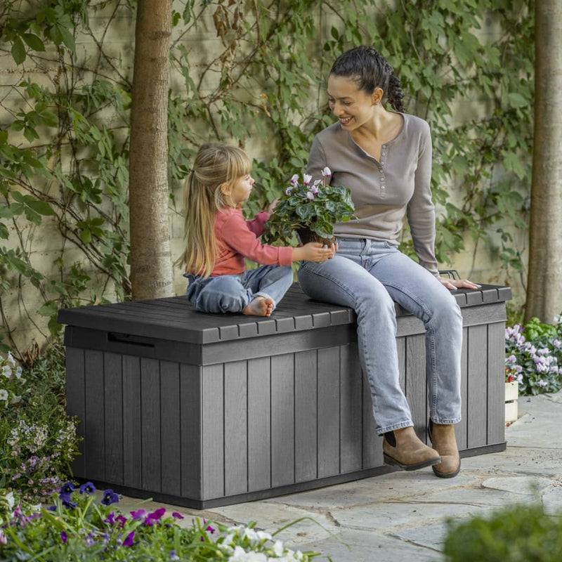 Keter Garden Storage Box Darwin 380 L Grey