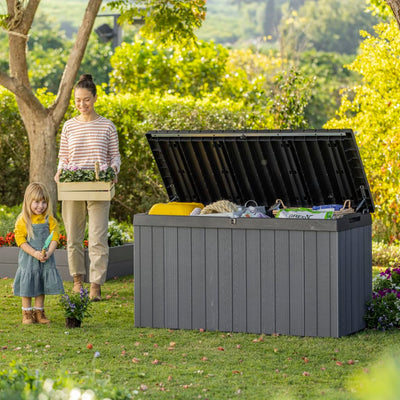 Keter Garden Storage Box Darwin 570 L Grey