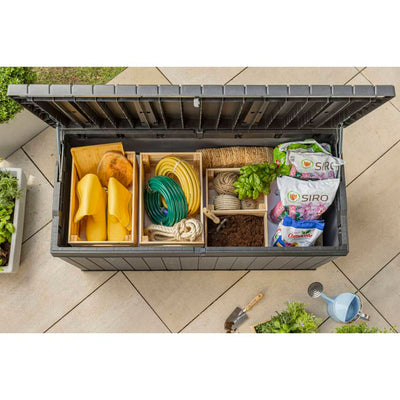 Keter Garden Storage Box Darwin 570 L Grey