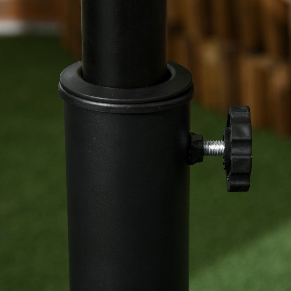 Outsunny 25 kg Parasol Base in Black, image 7
