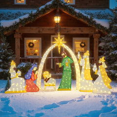 7 Pcs Lighted Nativity Scene, image 3