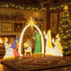 7 Pcs Lighted Nativity Scene, image 6