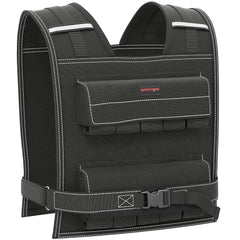 SPORTNOW 20KG Adjustable Weighted Vest, Running Weight Vest, with 30 Metal Weights, Reflective Strips, for Running, Exercise