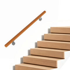 80 cm Stair Railing Indoor with Stainless Steel Wall Brackets