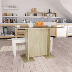 Dining Table Sonoma Oak Engineered Wood