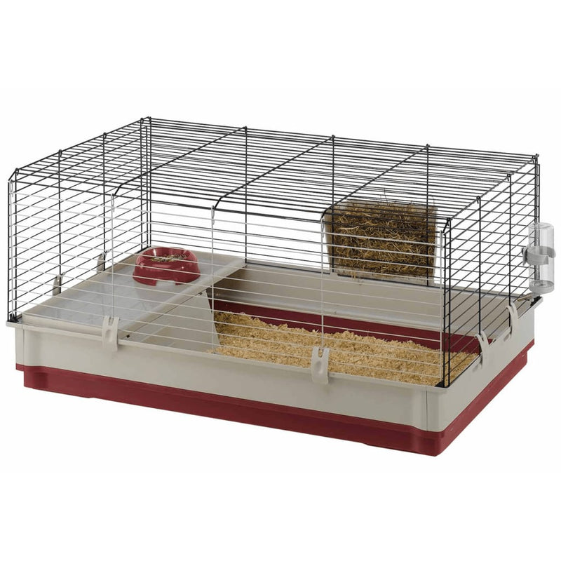 Ferplast Rabbit Cage Krolik 100 Large 100x60x50 cm Burgundy 57070570