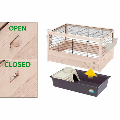 Ferplast Guinea Pig Cage Arena 80 82x52x45.5 cm 57089317