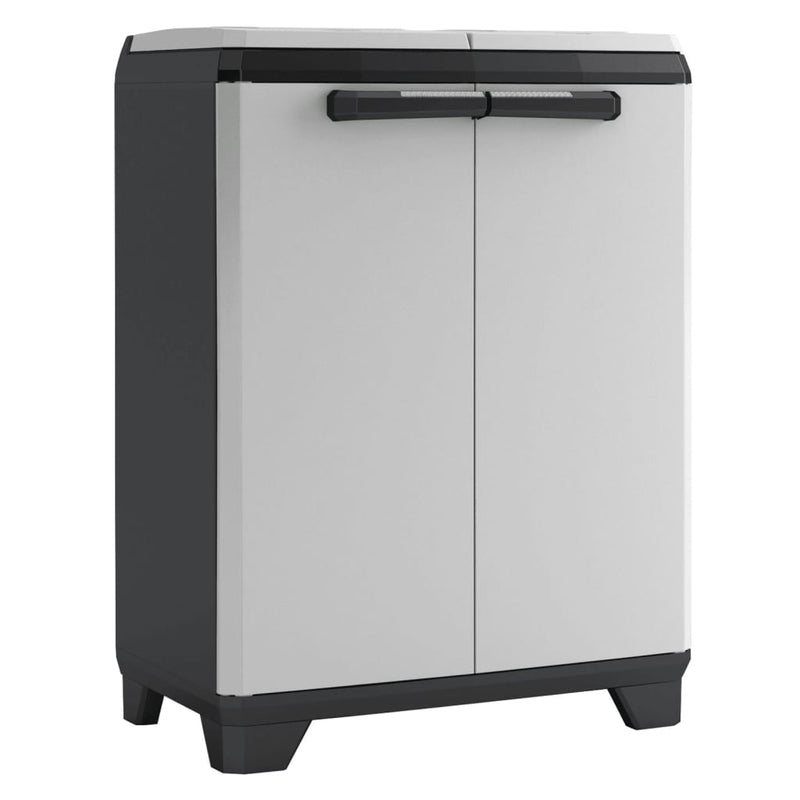 Keter Recycling Cabinet Split Premium Grey and Black 92 cm