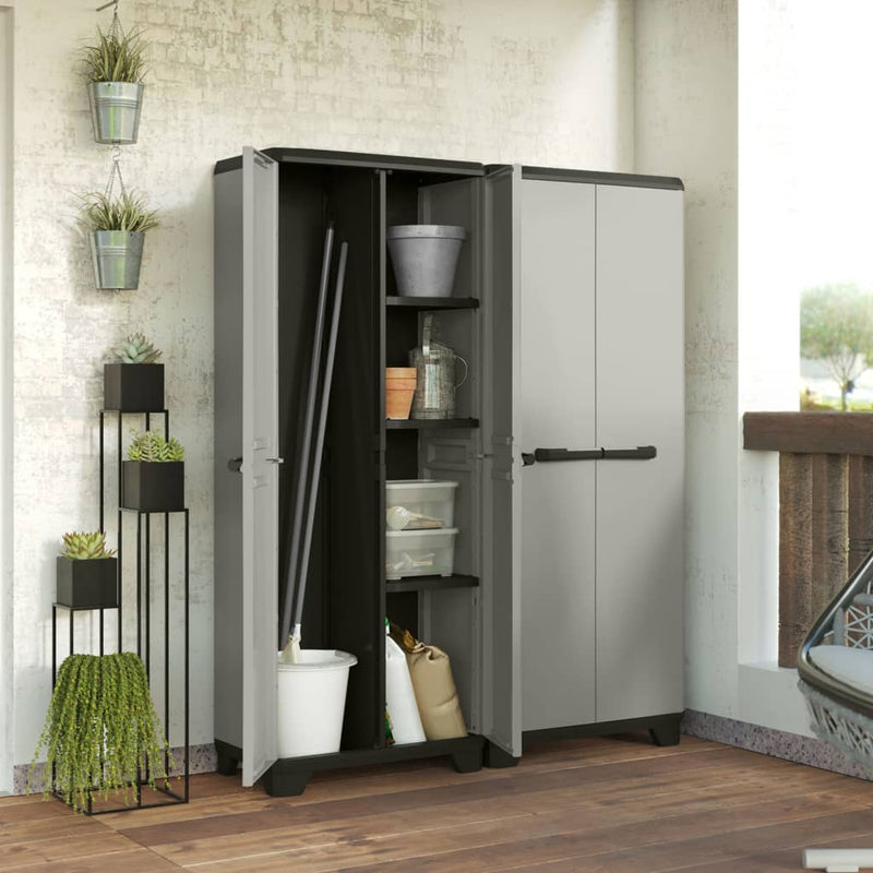 Keter Multi-purpose Storage Cabinet Planet Grey and Black