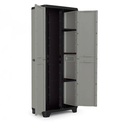 Keter Multi-purpose Storage Cabinet Planet Grey and Black